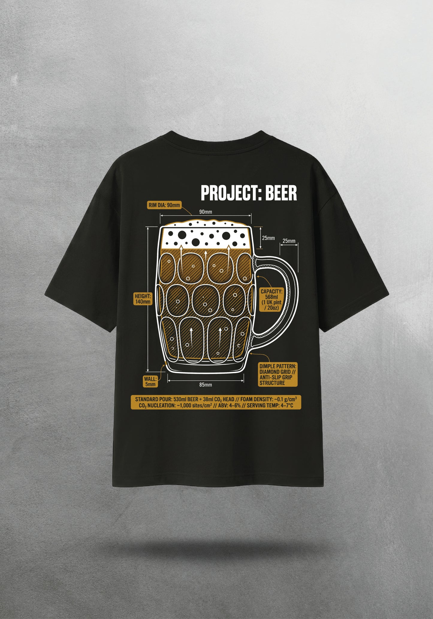 Mr.B Beer Tişörtü · tişört arka yüz