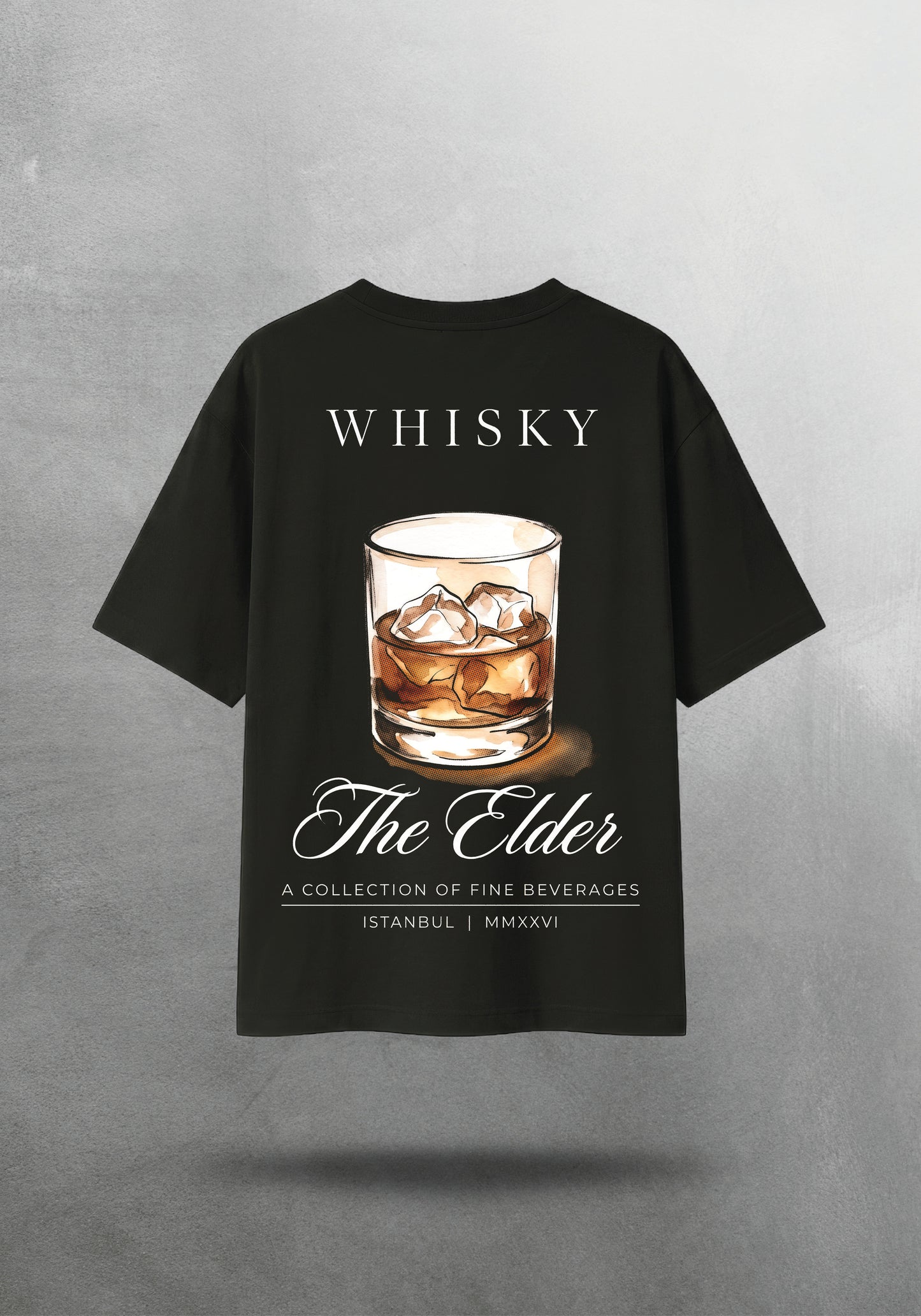 Mr.B Whisky Tişörtü · Siyah · tişört arka yüz