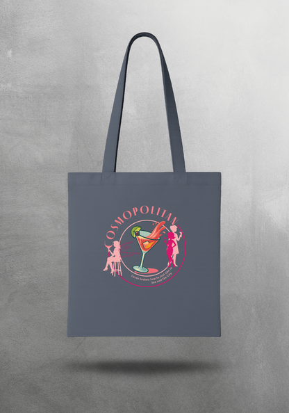 Kokteyl temalı unisex tote bag, çanta – Cosmopolitan Kokteyl, minimal, klasik kokteyl, siyah, bej, ham,krem, antrasit, gri, anchor, indigo, yeşil, haki, lila, mor, eflatun, kanvas, gabardin