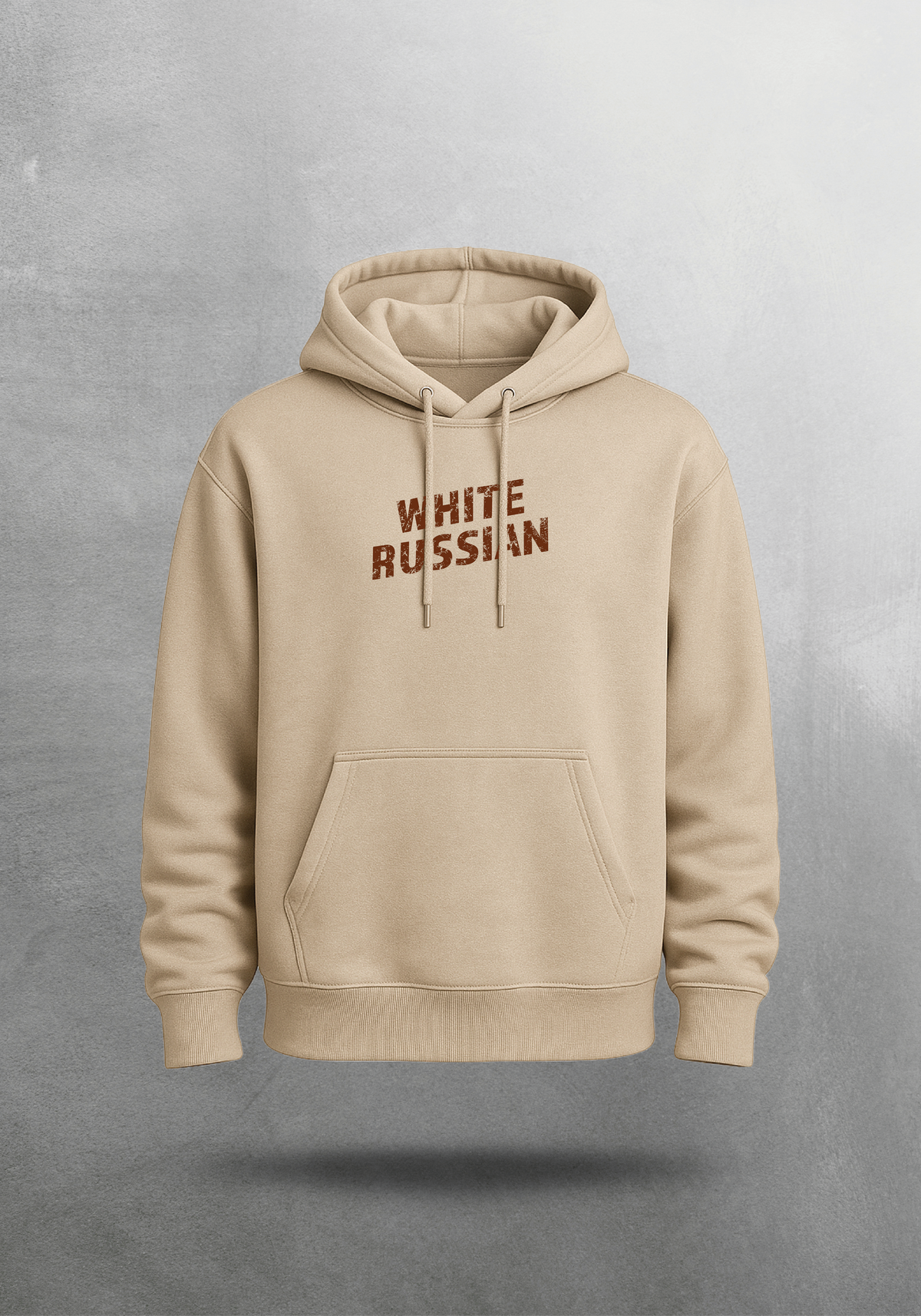 Mr.B White Russian Hoodie · Bej · hoodie ön yüz