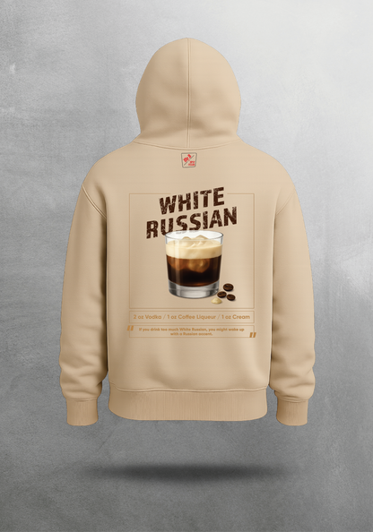 Mr.B White Russian Hoodie · Bej · hoodie arka yüz