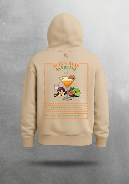 Mr.B Pornstar Martini Hoodie · Bej · hoodie arka yüz
