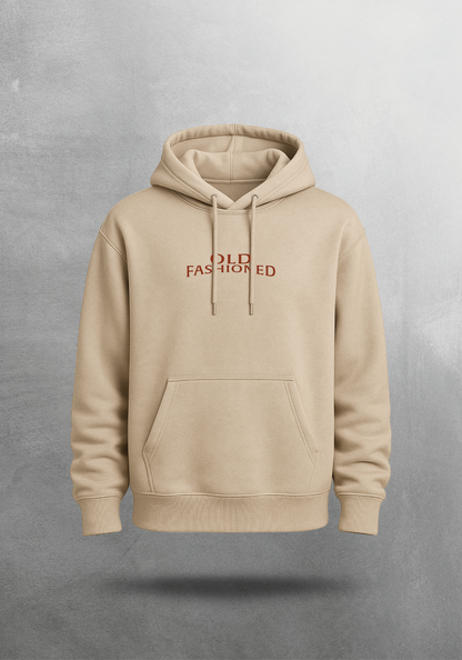 Mr.B Old Fashioned Hoodie · Bej · hoodie ön yüz