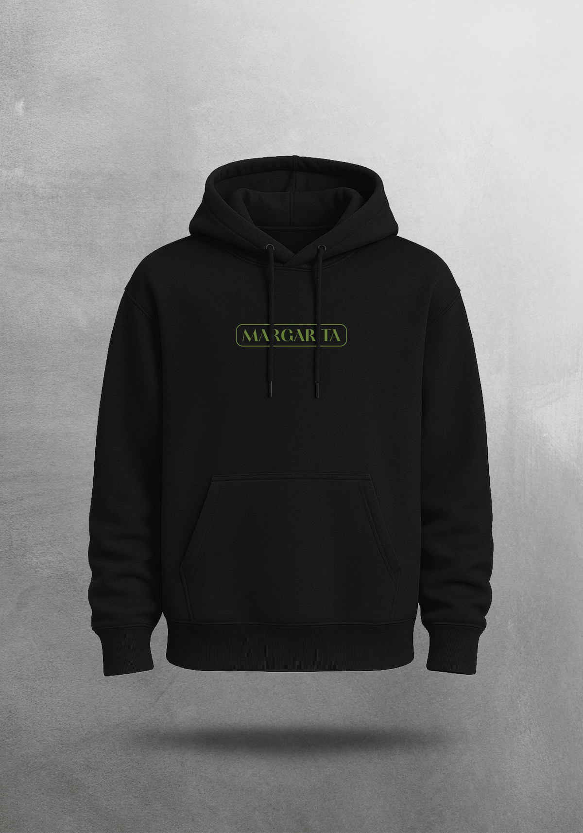 Mr.B Margarita Hoodie · Siyah · hoodie ön yüz