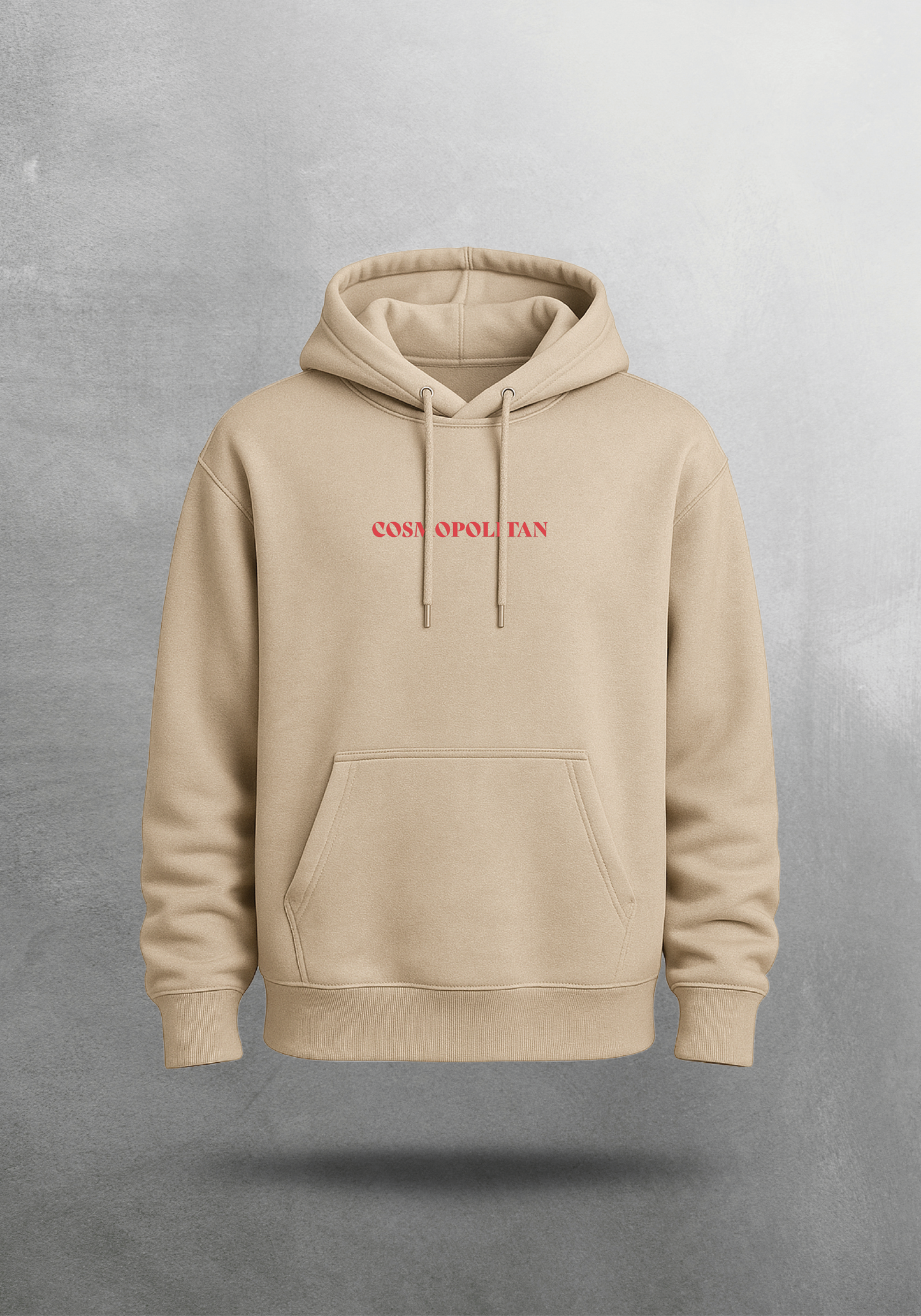 Mr.B Cosmopolitan Hoodie · Bej · hoodie ön yüz