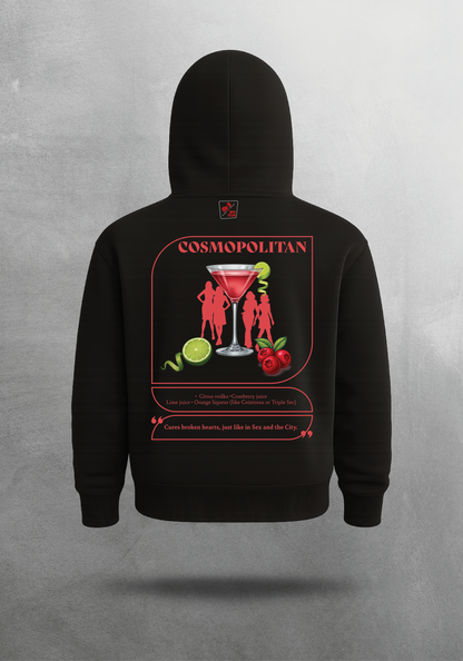 Mr.B Cosmopolitan Hoodie · Siyah · hoodie arka yüz