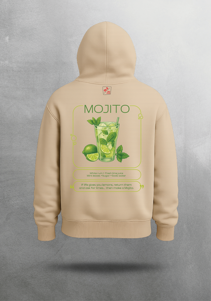 Mr.B Mojito Hoodie · Bej · hoodie arka yüz