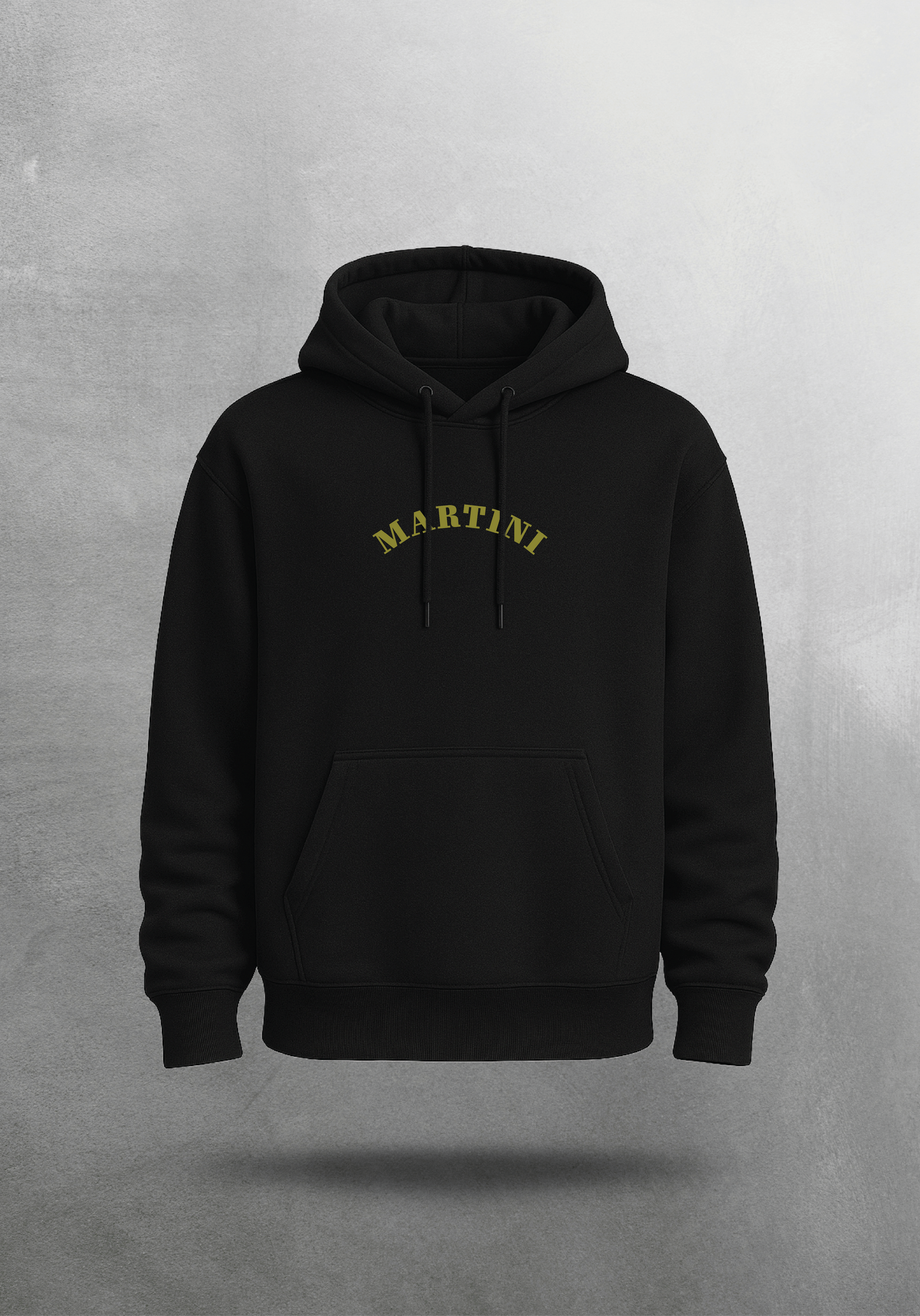 Mr.B Martini Hoodie · Siyah · hoodie ön yüz
