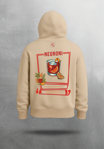 Mr.B Negroni Hoodie · Bej · hoodie arka yüz