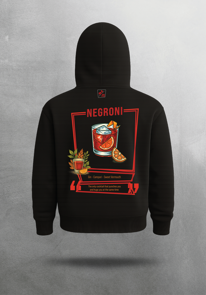 Mr.B Negroni Hoodie · Siyah · hoodie arka yüz