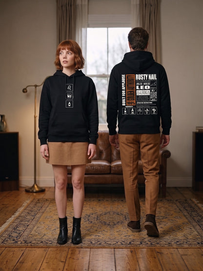 Mr.B Aslan Burcu Hoodie · MODIAC · Rusty Nail · Siyah · model çekimi 2