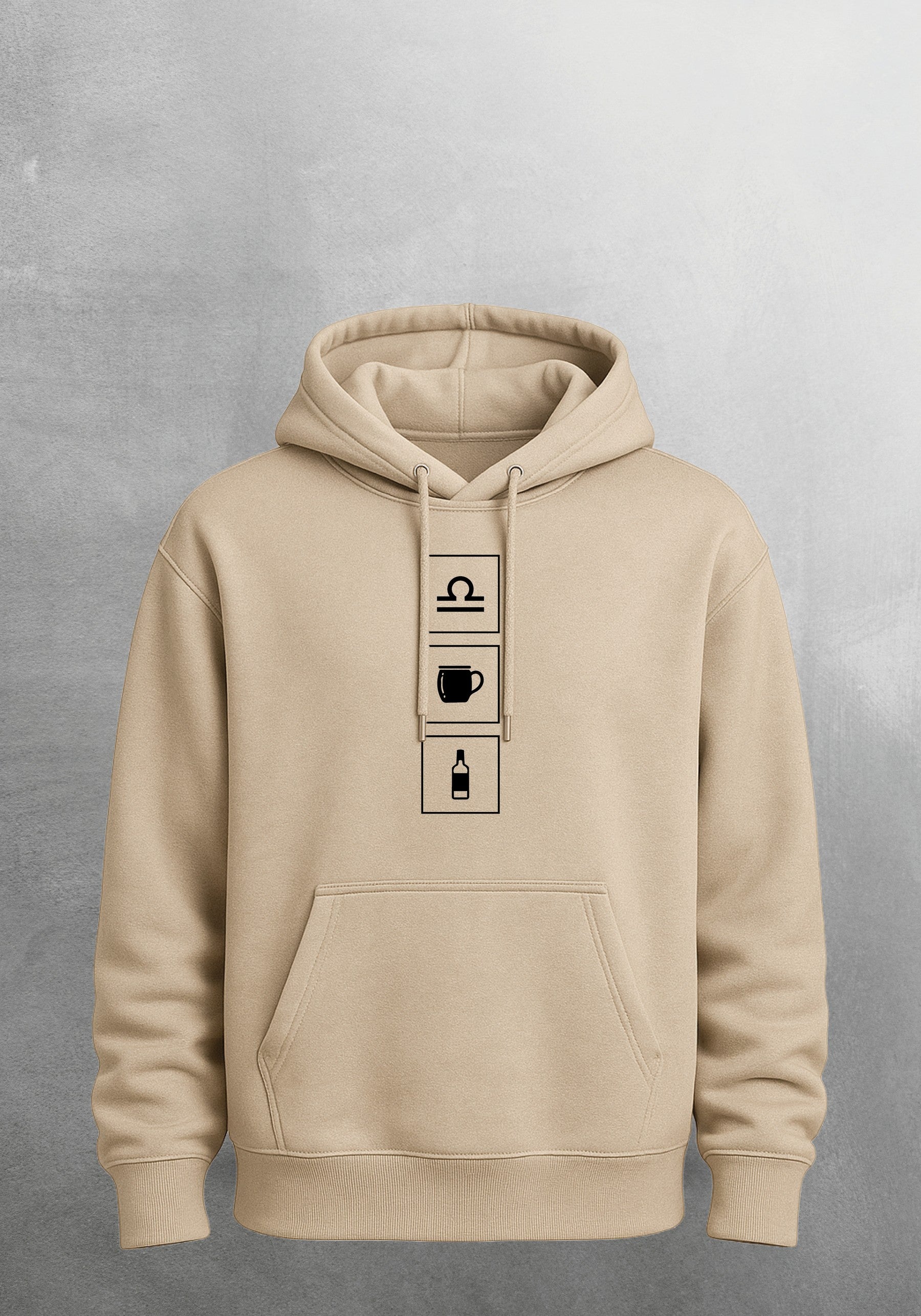 Mr.B Terazi Burcu Hoodie · MODIAC · Moscow Mule · Bej · ön yüz