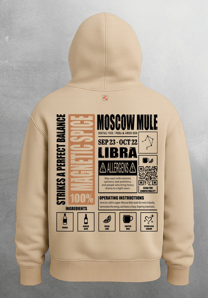 Mr.B Terazi Burcu Hoodie · MODIAC · Moscow Mule · Bej · arka yüz