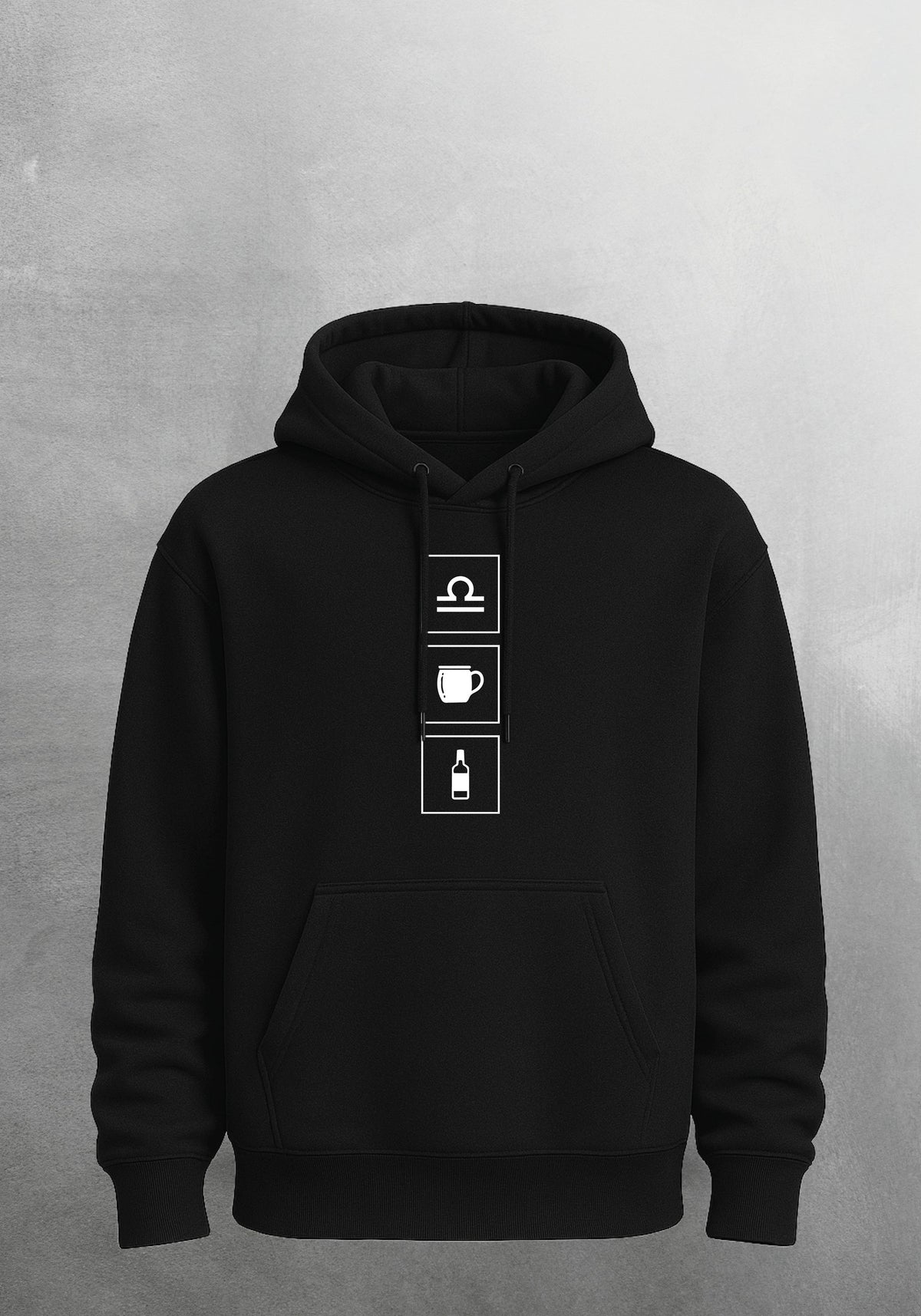 Mr.B Terazi Burcu Hoodie · MODIAC · Moscow Mule · Siyah · ön yüz
