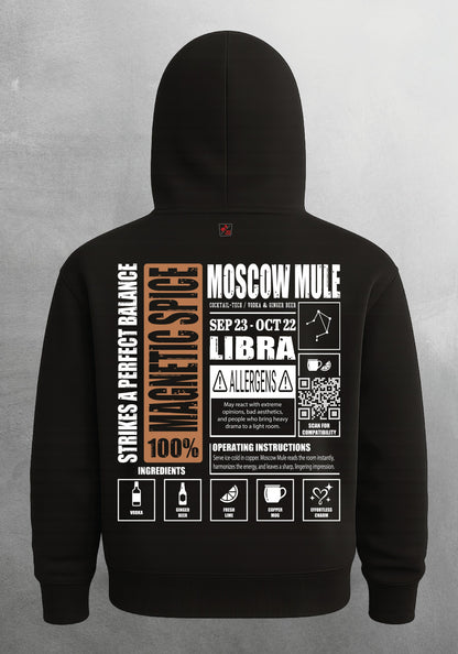 Mr.B Terazi Burcu Hoodie · MODIAC · Moscow Mule · Siyah · arka yüz