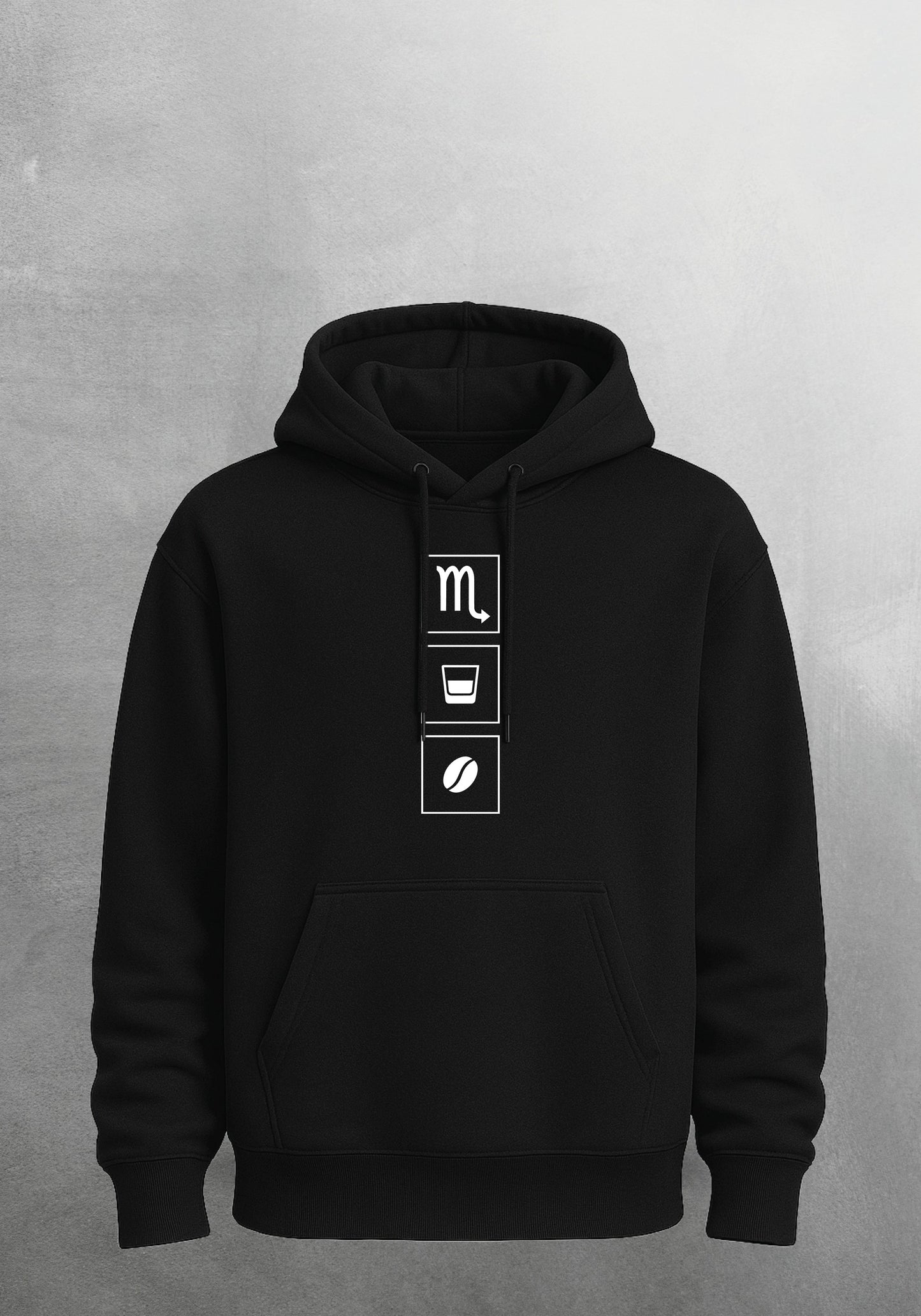 Mr.B Akrep Burcu Hoodie · MODIAC · White Russian · Siyah · ön yüz