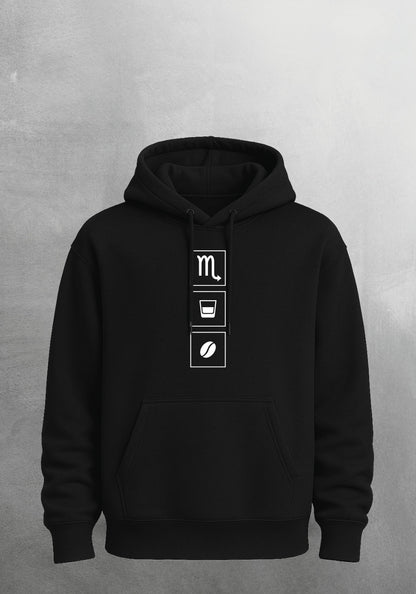 Mr.B Akrep Burcu Hoodie · MODIAC · White Russian · Siyah · ön yüz