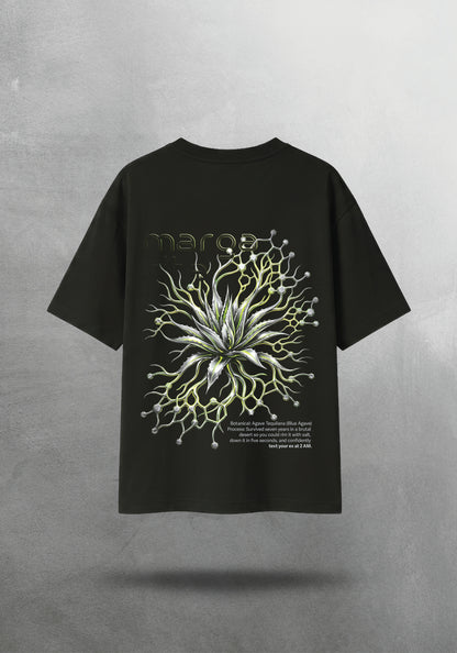 Mr.B Margarita — Biomorphism Koleksiyonu · tişört arka yüz — Agave Tequilana