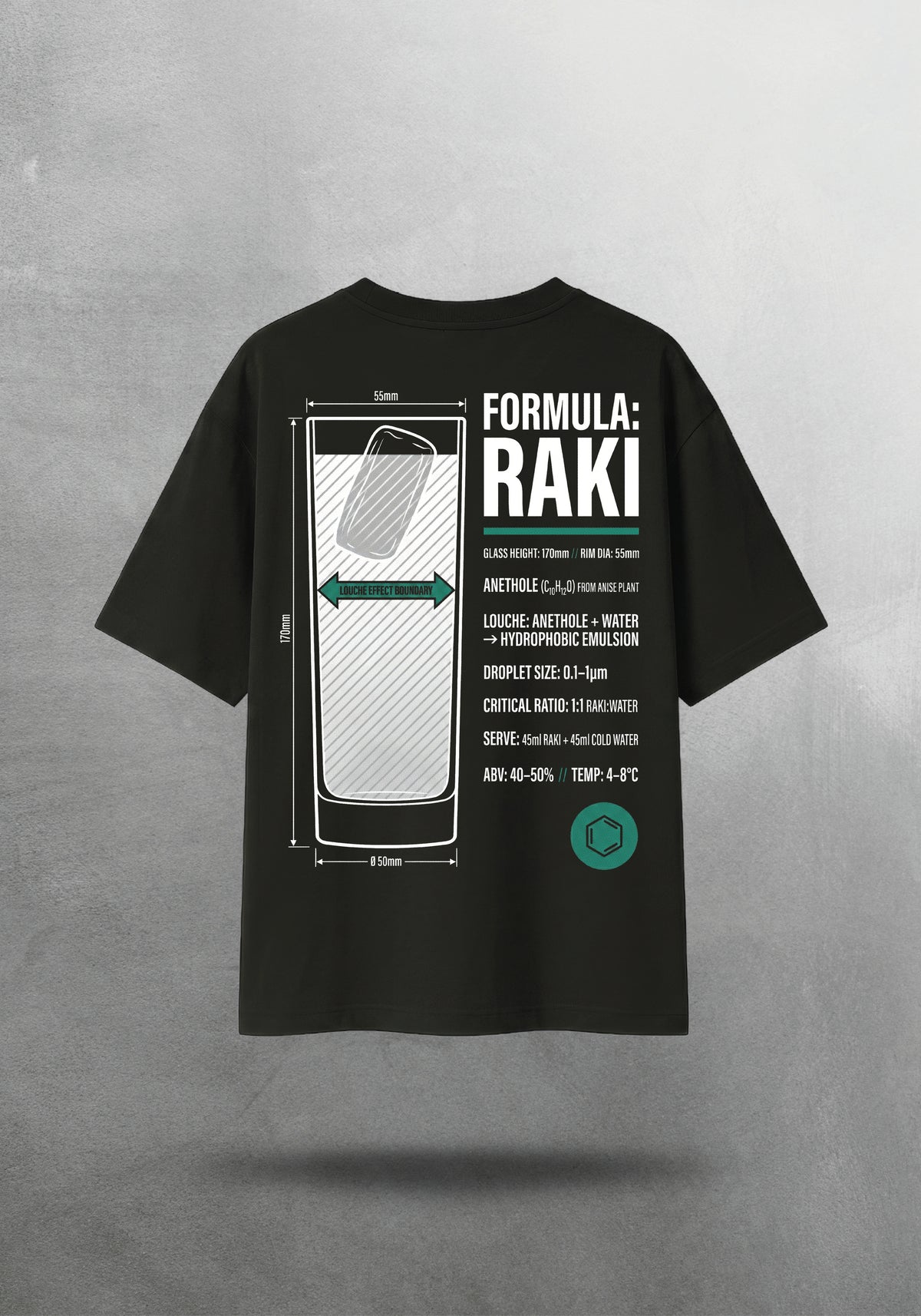 Mr.B Rakı Tişörtü · tişört arka yüz
