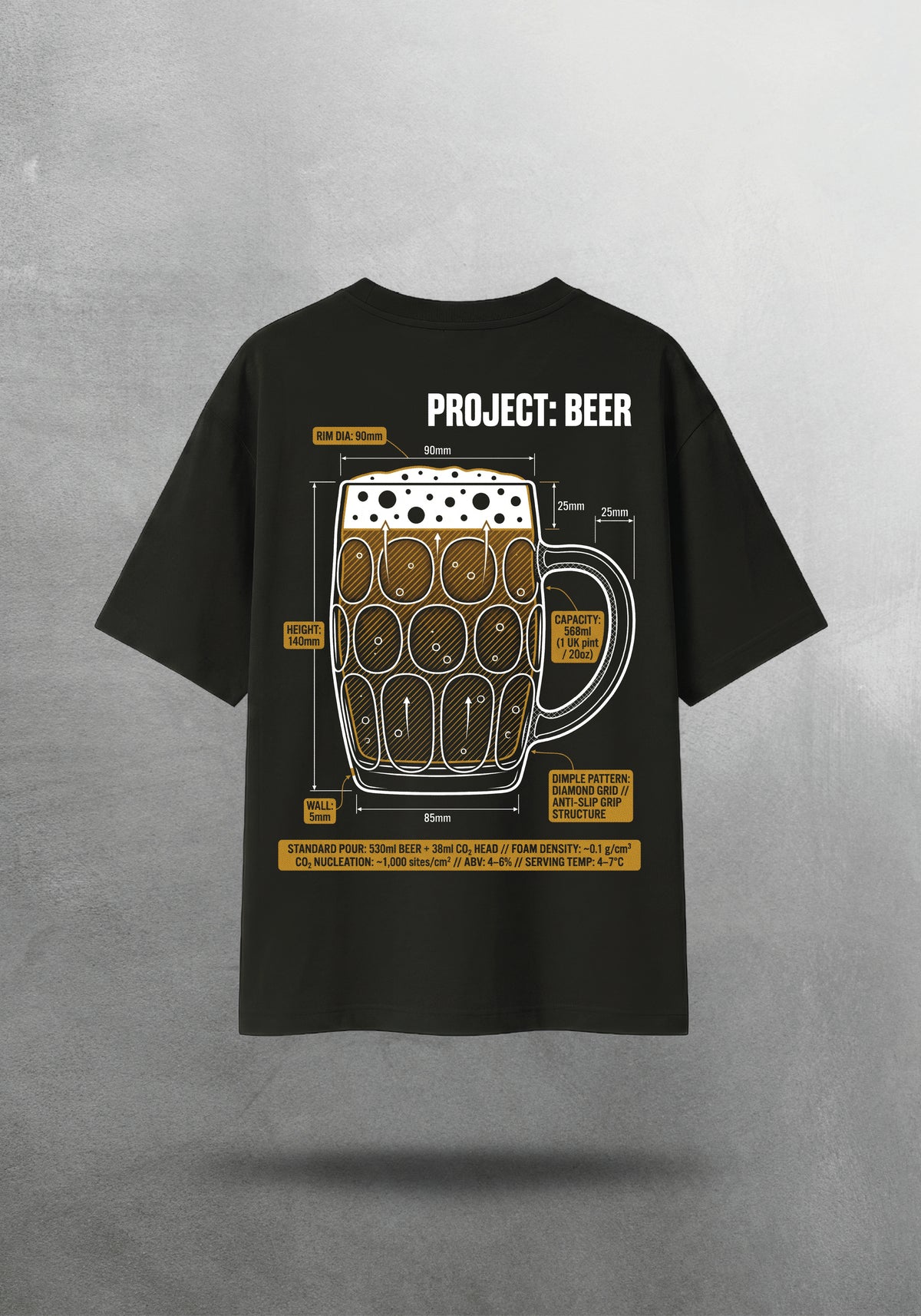 Mr.B Beer Tişörtü · tişört arka yüz