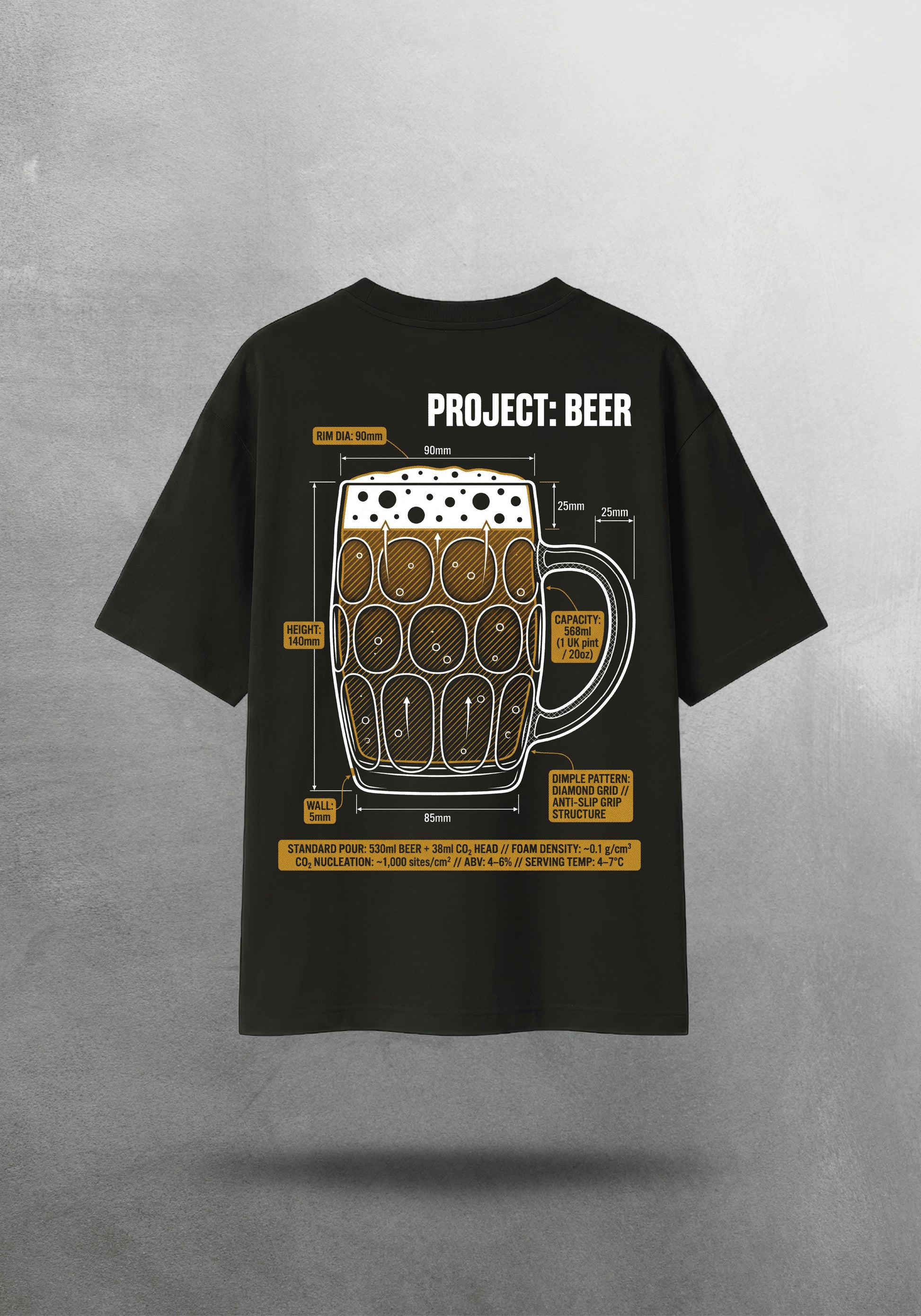 Mr.B Beer Tişörtü · tişört arka yüz