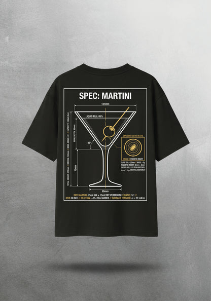 Mr.B Dry Martini Tişörtü · tişört arka yüz