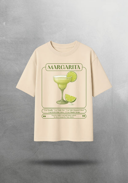 Mr.B Margarita Tişörtü · Bej · tişört ön yüz