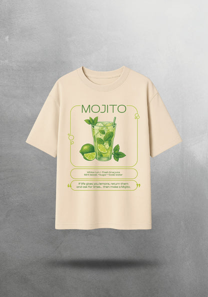 Mr.B Mojito Tişörtü · Bej · tişört ön yüz