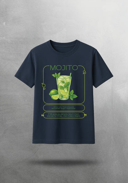 Mr.B Mojito Tişörtü · Lacivert · tişört ön yüz