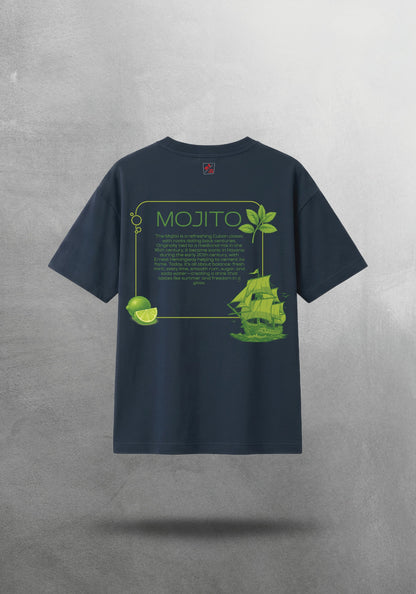 Mr.B Mojito Tişörtü · Lacivert · tişört arka yüz