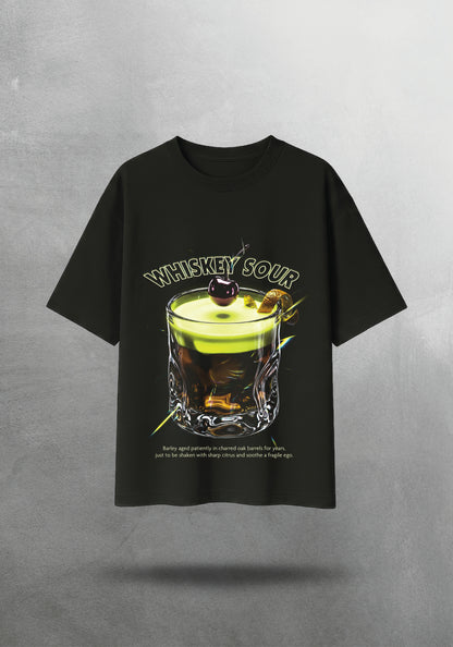Mr.B Whiskey Sour Tişörtü · tişört ön yüz