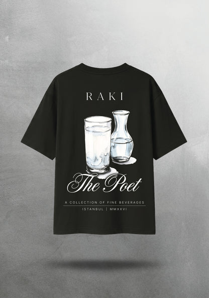 Mr.B Rakı Tişörtü · Siyah · tişört arka yüz