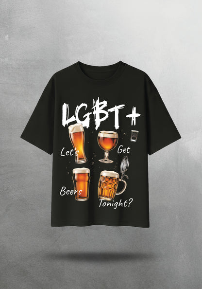 Mr.B LGBT+ Tişörtü · Siyah · tişört ön yüz