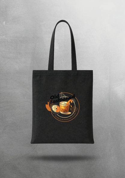 Mr.B Old Fashioned Bez Çanta – Siyah | Gabardin 35×40 cm · çanta ön yüz