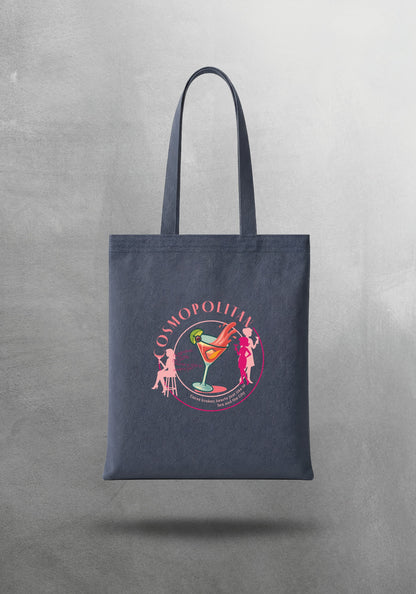Mr.B Cosmopolitan Bez Çanta – Anchor | Gabardin 35×40 cm · çanta ön yüz