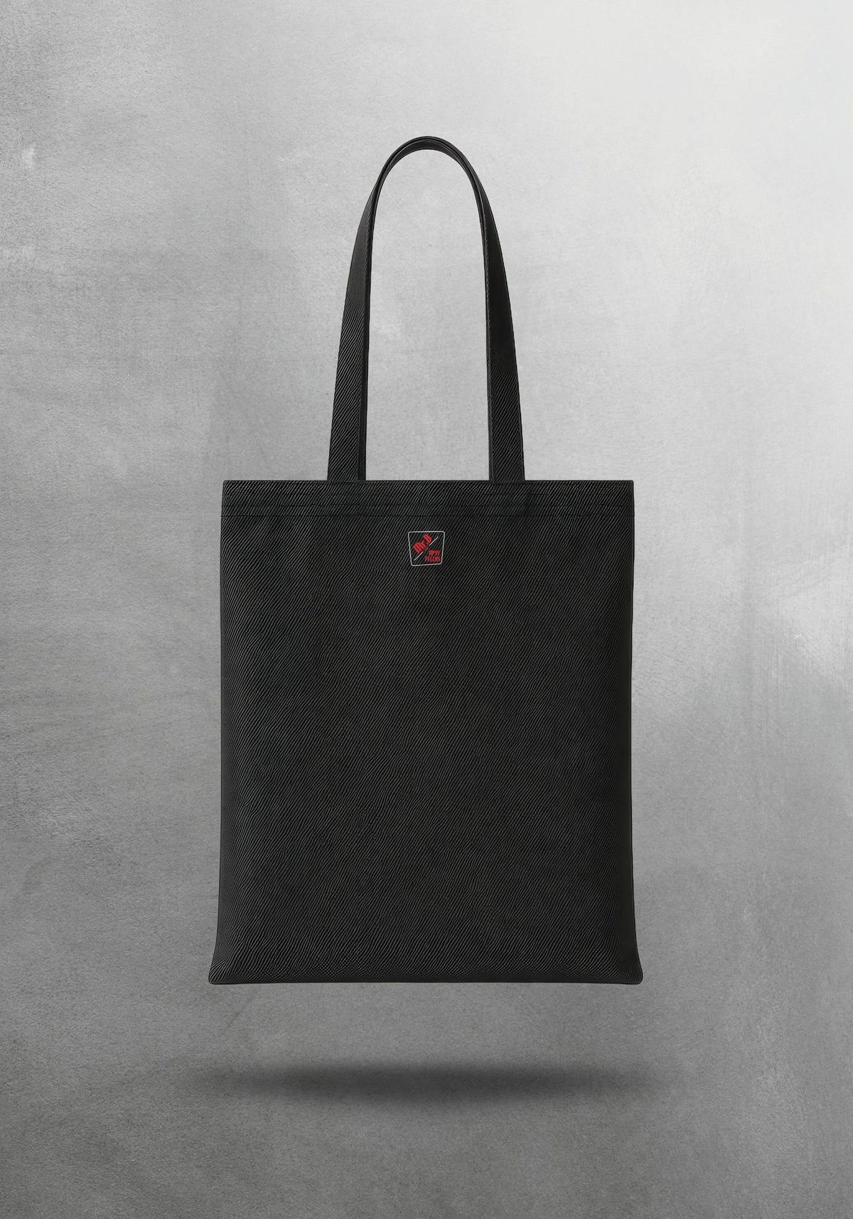 Mr.B Martini Bez Çanta – Siyah | Gabardin 35×40 cm · çanta arka yüz, küçük Mr.B logosu