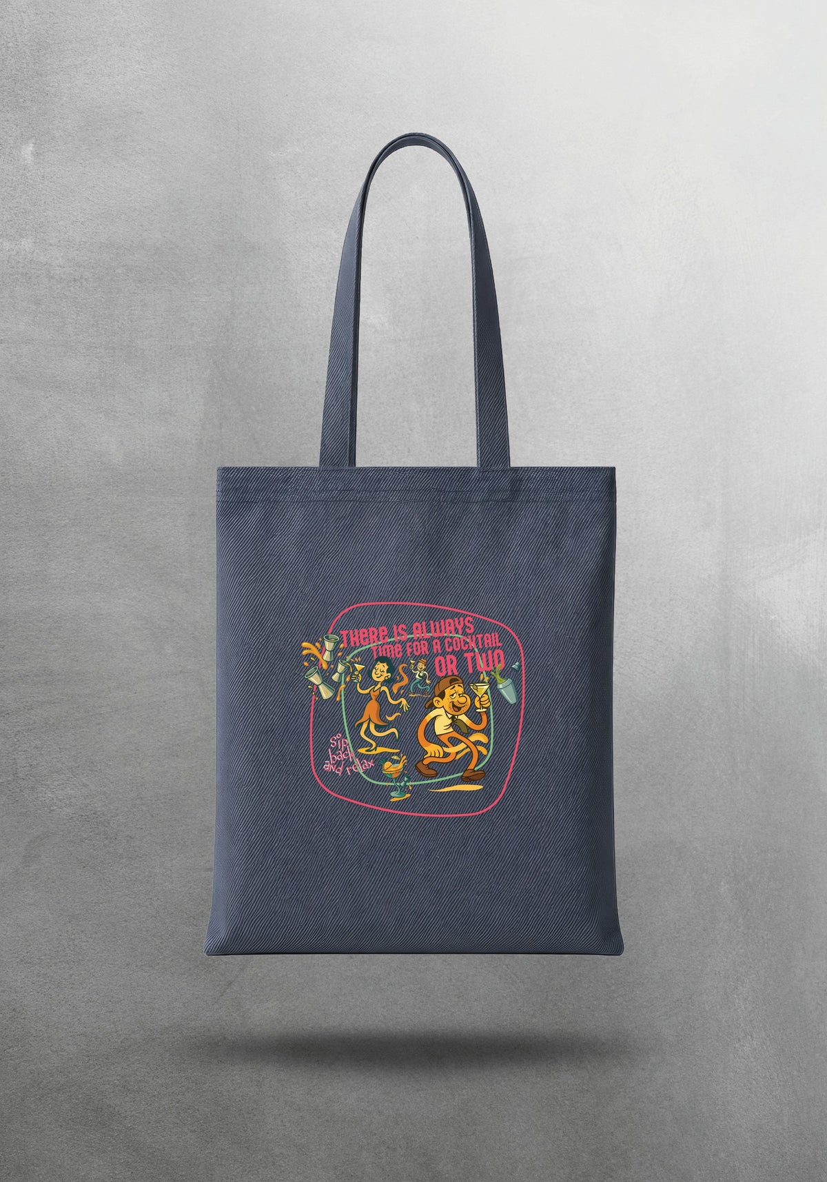 Mr.B House Bez Çanta – Anchor | Gabardin 35×40 cm · çanta ön yüz