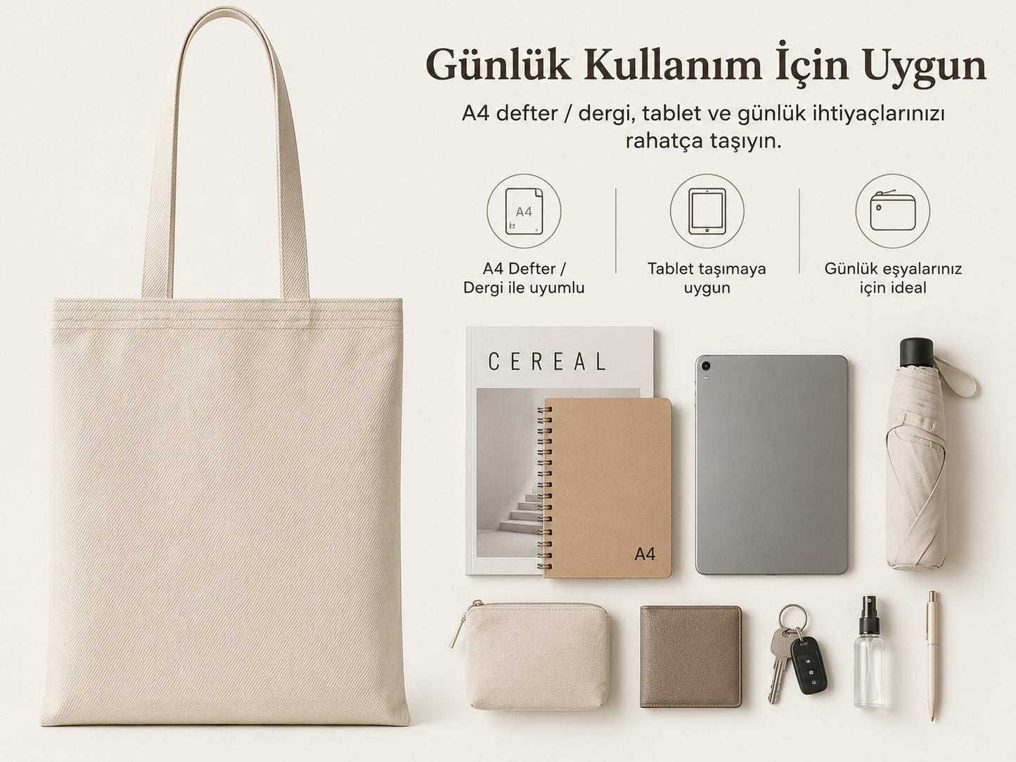 Mr.B Aslan Burcu Bez Çanta · Zodiac of Cocktails · Rusty Nail · Ham · çanta kapasitesi ve kullanım alanları