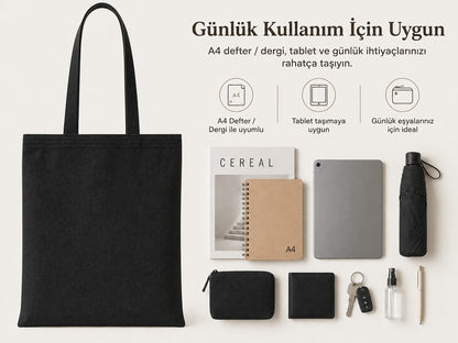 Mr.B Kova Burcu Bez Çanta · Zodiac of Cocktails · Bronx · Siyah · çanta kapasitesi ve kullanım alanları